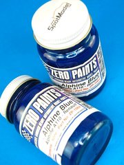 Zero Paints: Pintura para aergrafo - Azul Renault Alpine - Alpine Renault Blue - 1 x 60ml - para Aergrafo
