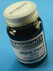 Zero Paints: Paint for airbrush - Nissan Black Pearl Metallic  - Code: 732 - 1 x 60ml - for Airbrush