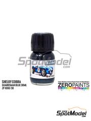 Zero Paints: Pintura para aergrafo - Cobra Guardsman Blue - Azul Cobra metalizado - 1 x 30ml - para las referencias de Fujimi FJ120898 y FJ12089, o la referencia de Marsh Models MM339, o las referencias de Model Factory Hiro MFH-K501, K-501, MFH-K503 y K-503, o las referencias de Revell REV07367 y 80-7367