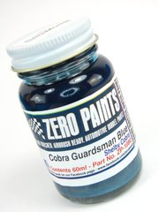 Zero Paints: Paint for airbrush - Cobra Guardsman Blue - 1 x 60ml - for Fujimi references FJ120898 and FJ12089, or Marsh Models reference MM339, or Model Factory Hiro references MFH-K501, K-501, MFH-K503 and K-503, or Revell references REV07367 and 80-7367