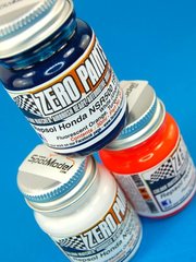 Zero Paints: Set de pinturas para aergrafo - Honda NSR 500 Repsol 1998 - Naranja + Blanco + Azul turquesa - 3 x 30ml - para la referencia de Tamiya TAM14071