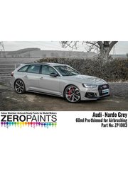 Zero Paints: Pintura para aergrafo - Gris Audi RS Nardo Grey - 1 x 60ml - para Aergrafo