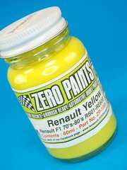 Zero Paints: Paint for airbrush - Renault Formula 1 70s-80s RS01-RE20 - Yellow - 1 x 60ml - for Airbrush