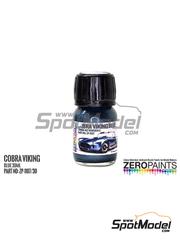 Zero Paints: Paint for airbrush - Cobra Viking Blue - 1 x 30ml - for Fujimi references FJ120898 and FJ12089, or Revell references REV07367 and 80-7367