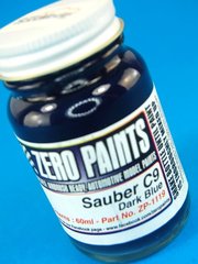 Zero Paints: Paint for airbrush - Sauber C9 - Dark Blue - 1 x 60ml - for Hasegawa references 20273 and CC15, or Tamiya reference TAM24310