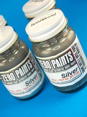 Mica Silver - Similar to TS-76 - 1 x 60ml. Paint for airbrush manufactured  by Zero Paints (ref. ZP-1047)