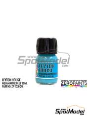 Zero Paints: Paint for airbrush - Leyton House Aquamarine Blue - 1 x 30ml