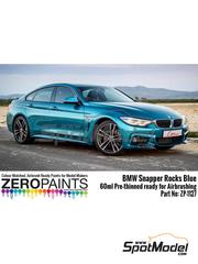 Zero Paints: Paint for airbrush - BMW Snapper Rocks Blue Pearl - 1 x 60ml - for Airbrush