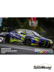Zero Paints: Paint for airbrush - BMW M4 GT3 GT Valentino Rossi #46 Blue - 1 x 60ml - for SK Decals reference SK-24223