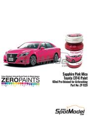 Zero Paints: Paint for airbrush - Toyota Pink Shappire Mica - 1 x 60ml