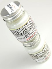 Zero Paints: Paint for airbrush - Aston Martin Morning Frost White  - Code: 1362 - 2 x 30ml - for Airbrush