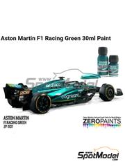 Zero Paints: Pintura para aergrafo - Verde Aston Martin F1 Racing Green - 1 x 30ml