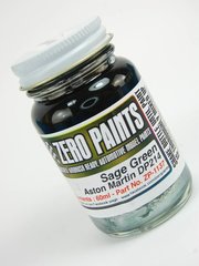 Zero Paints: Paint for airbrush - Aston Martin Sage Green - Code DP214 - 1 x 60ml - for Airbrush