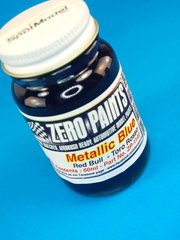 Zero Paints: Pintura para aergrafo - Azul metalizado - RB STR4 Metallic Blue - 1 x 60ml - para las referencias de Tameo Kits TMK407, TMK408, TMK411, TMK415, TMK416, TMK423 y TMK424, o la referencia de Tamiya TAM20067