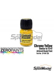 Zero Paints: Paint for airbrush - Chrome Yellow - Similar to Tamiya TS-47 - 1 x 30ml - for airbrush