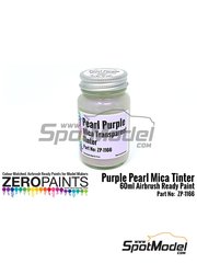 Zero Paints: Pintura para aer�grafo - Purpura Pearl Purple Mica Tinter - 1 x 60ml