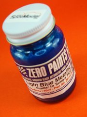Zero Paints: Paint for airbrush - Light Metallic Blue - Similar to TS-54 - 1 x 60ml - for Airbrush