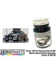 Zero Paints: Paint for airbrush - Eleanor 1967 Ford Mustang Shelby GT-500 Pepper Grey - 1 x 30ml image