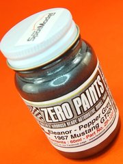 Zero Paints: Paint for airbrush - Eleanor 1967 Ford Mustang Shelby GT-500 Pepper Grey - 1 x 60ml - for Scale Production reference SPTK24034, or USCP reference 24T009