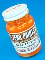 Zero Paints: Pintura para aergrafo - Naranja Expert para coches de rally de Ford - 1 x 60ml - para Aergrafo
