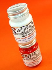Zero Paints: Paints set for airbrush - Honda NSR500 1984 - Red + white - 2 x 30ml - for Airbrush