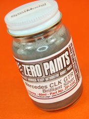 Zero Paints: Pintura para aer�grafo - Plata brillante - Mercedes CLK GTR Billiant Silver - 1 x 60ml - para Aer�grafo