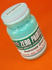 Zero Paints: Pintura para aer�grafo - Verde Esmeralda Petronas - Petronas Emerald Green - 1 x 60ml - para Aer�grafo