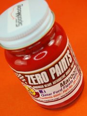 Zero Paints ZP-1245/30: Paint for airbrush Maroon for Qatar Ford Fiesta ...