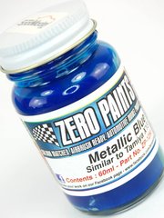 Zero Paints: Pintura para aer�grafo - Metallic Blue - Similar a X-13 - 1 x 60ml - para Aer�grafo