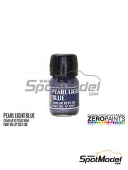 Zero Paints: Paint for airbrush - Pearl Light Blue - Similar to Tamiya TS-58 - 1 x 30ml - for airbrush