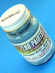 Zero Paints: Paint for airbrush - Benetton B197 - B198 Light Blue - 1 x 60ml - for Airbrush image