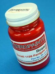 Zero Paints: Pintura para aergrafo - Rojo Ducati 1199 Panigale S Rosso - 1 x 60ml - para las referencias de Tamiya TAM14129 y TAM14132