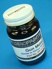 Zero Paints: Paint for airbrush - Gun Metal - Similar to Tamiya TS-38 - 1 x 60ml - for Airbrush image