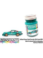 Zero Paints: Paint for airbrush - Vaillant Green for Porsche 934 Turbo RSR - 1 x 30ml - for Revell reference REV07032, or Tamiya reference TAM24334