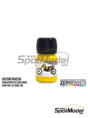 Zero Paints: Paint for airbrush - Suzuki RM250 Champion Yellow - 1 x 30ml - for Tamiya reference TAM14013