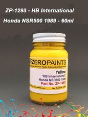 Zero Paints: Paint for airbrush - HB International Yellow - Honda NSR500 1989 - 1 x 60ml - for airbrush