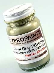 Zero Paints: Paint for airbrush - Silver Grey Paint for Mercedes-Benz 300SL - DB180G - 1 x 60ml - for Tamiya reference TAM24338
