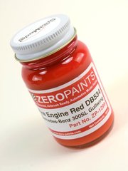 Zero Paints: Paint for airbrush - Fire Engine Red Feuerwehrrot for Mercedes-Benz 300SL - Year 1955 - Code: DB534 - 1 x 60ml - for airbrush