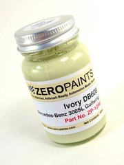 Zero Paints: Paint for airbrush - Ivory Elfenbein for Mercedes-Benz 300SL - Codigo: DB608 - 1 x 60ml - for airbrush
