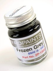 Zero Paints: Paint for airbrush - Frozen Metallic Grey for BMW i8 - 1 x 30ml - for Revell references REV07008, 80-7008 and REV07670 image