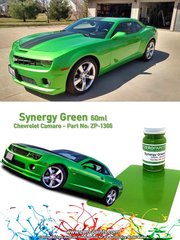Zero Paints: Paint for airbrush - Chevrolet Camaro Synergy Green - 1 x 60ml - for Revell reference REV07088 image
