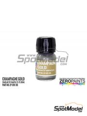 Zero Paints: Paint for airbrush - Champagne Gold - Similar to Tamiya TS-75 - 1 x 30ml - for airbrush