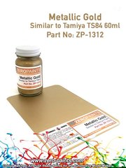 ZP - Metallic Gold Paint - Similar to TS84 60ml - 1312