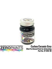 Zero Paints: Paint for airbrush - Carbon Ceramic Grey - 1 x 30ml