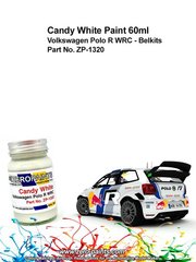 Zero Paints: Paint for airbrush - Candy White - 1 x 60ml - for Belkits reference BEL-005