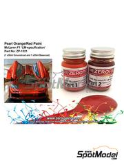 Zero Paints: Paints set for airbrush - 1998 Mclaren F1 LM-Spec Orange/Red - 2 x 30ml