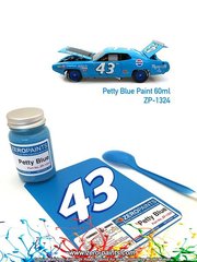Zero Paints: Paint for airbrush - Petty Blue - airbrush - 1 x 60ml - for AMT references AMT819 and AMT989 image