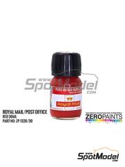 Zero Paints: Paint for airbrush - Royal Mail (Post Office) Red - 1 x 30ml