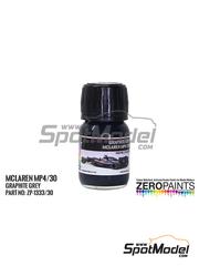 Zero Paints: Paint for airbrush - Graphite Grey Mid Season McLaren MP4/30 - 1 x 30ml - for Ebbro references EBR20014 and EBR20018