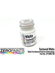 Zero Paints: Paint for airbrush - White Textured - 1 x 30ml